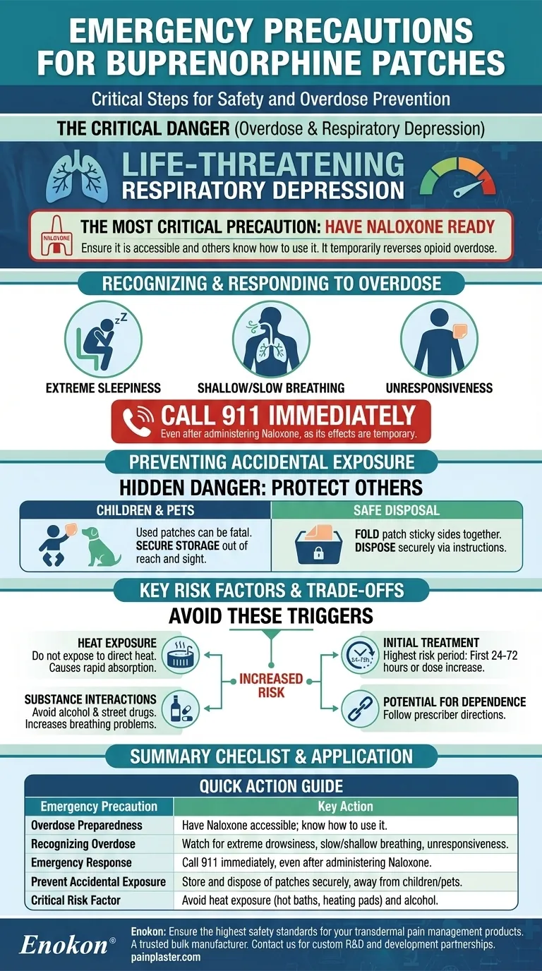 Welche Vorsichtsmaßnahmen sind bei der Anwendung von Buprenorphinpflastern in Notfällen zu treffen?Wesentliche Sicherheitsmaßnahmen für Anwender Visuelle Anleitung