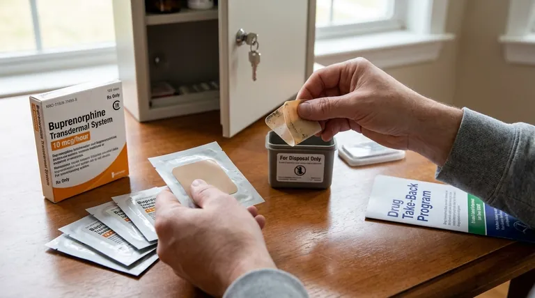 ブプレノルフィンパッチはどのように保管・廃棄すべきか?重要な安全ガイドライン