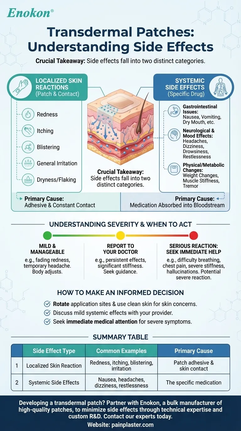 経皮吸収型パッチの最も一般的な副作用は何ですか？皮膚反応と全身作用の管理 ビジュアルガイド