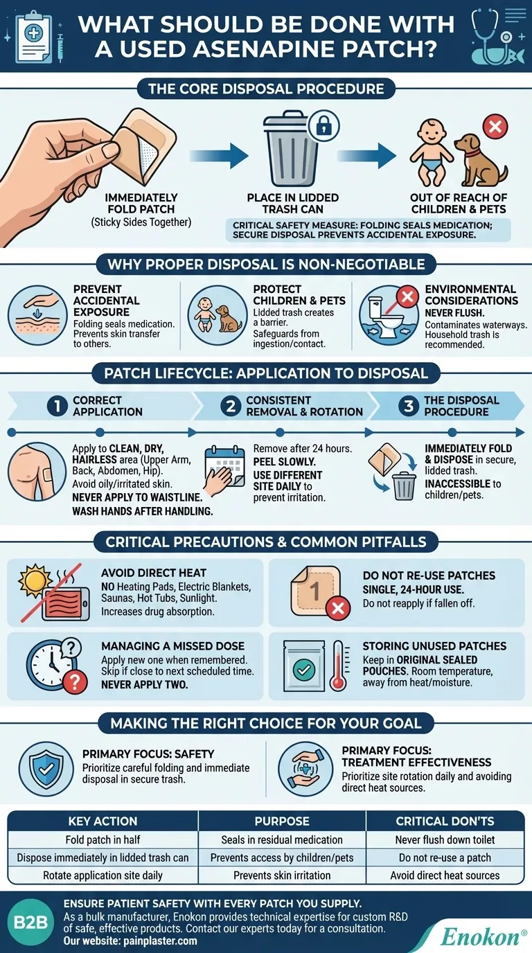 使用済みアセナピンパッチはどうしたらよいですか？家族と環境を守るための安全な廃棄のヒント ビジュアルガイド