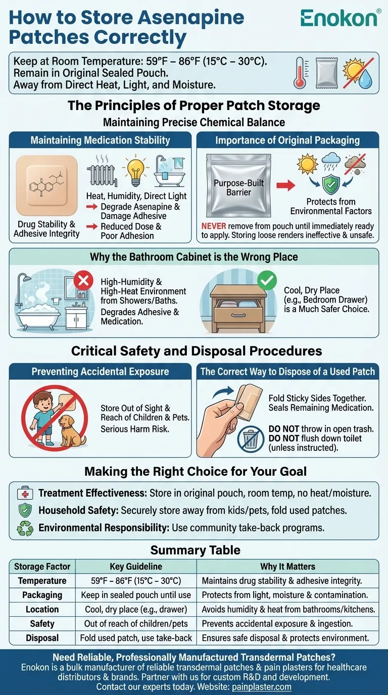 アセナピンパッチはどのように保管すべきか？安全で効果的な使用のための必須ガイドライン ビジュアルガイド