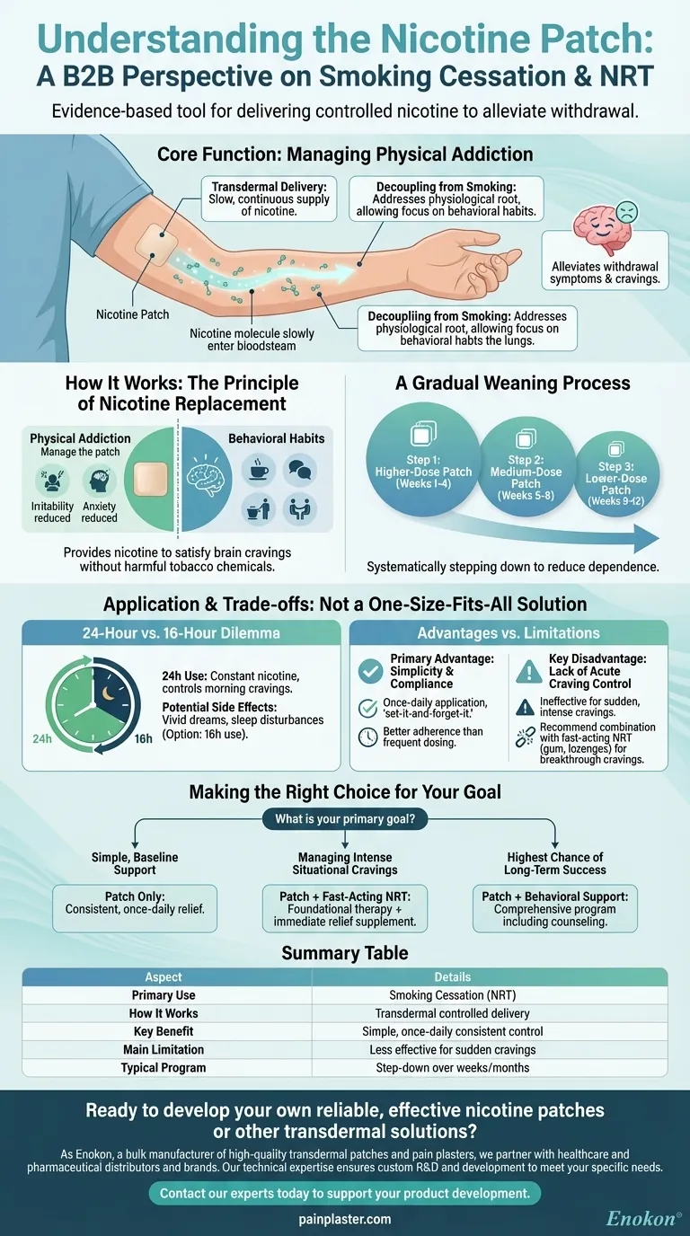 Para que é atualmente utilizado o adesivo de nicotina?Uma ferramenta fundamental para deixar de fumar Guia Visual