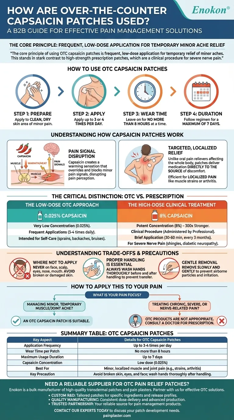 如何使用非处方辣椒素贴片？安全有效的止痛指南 图解指南