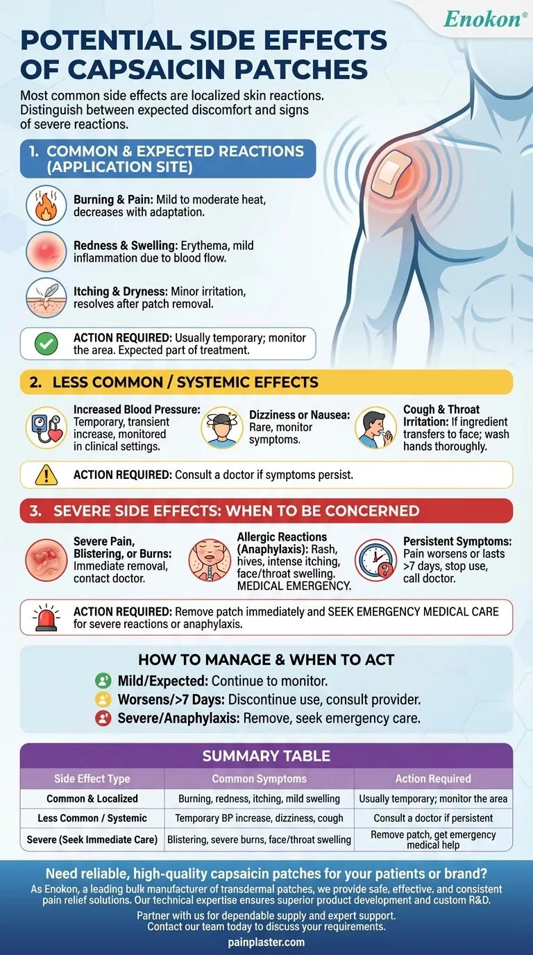 辣椒素贴片有哪些潜在副作用？了解风险，安全止痛 图解指南