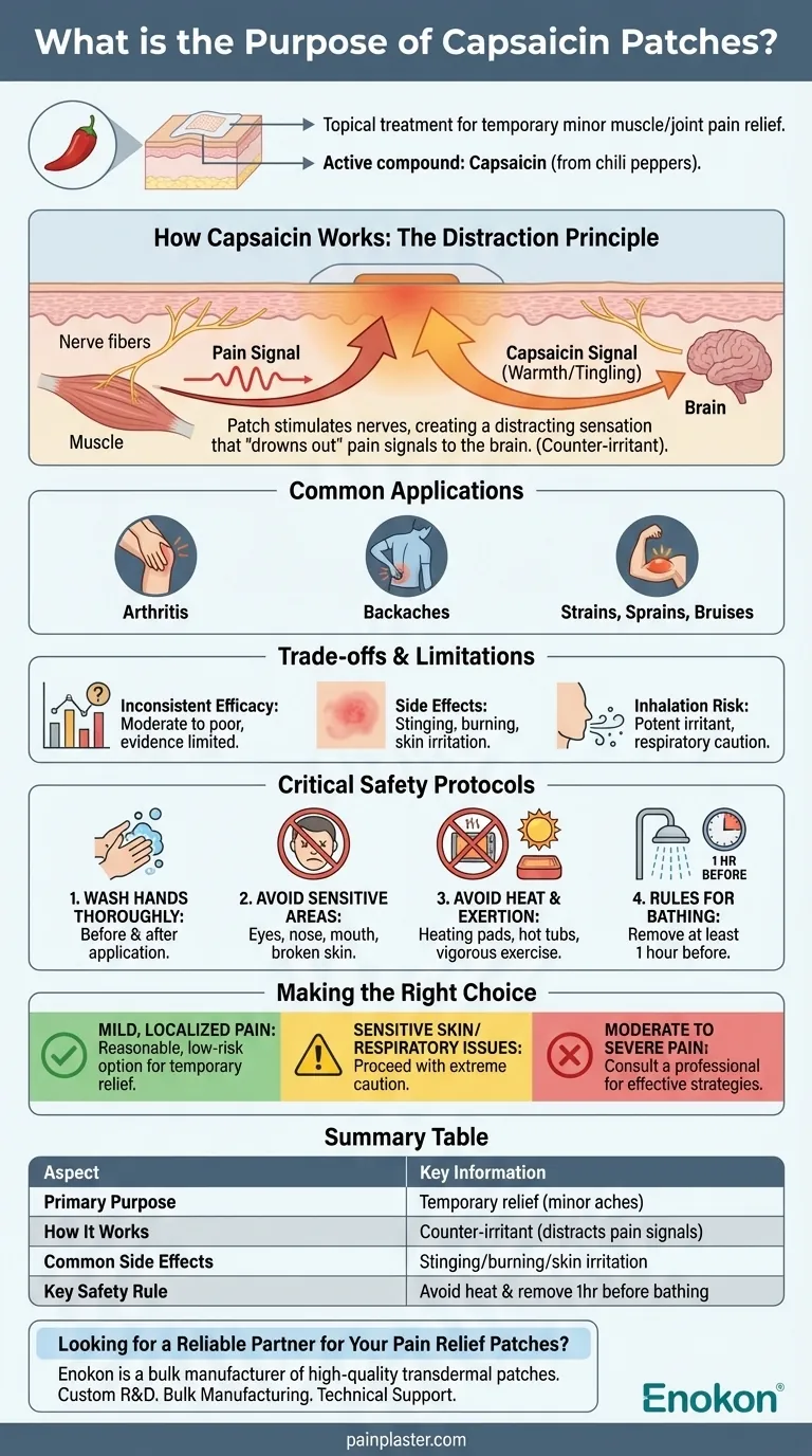 カプサイシンパッチの目的は？標的治療のための自然な痛み緩和 ビジュアルガイド