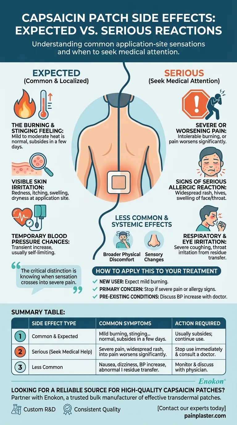 使用辣椒素贴片可能会产生哪些副作用？风险和安全提示 图解指南