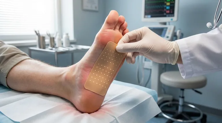 Qual é a eficácia do penso dérmico de capsaicina a 8% no tratamento da neuropatia periférica diabética dolorosa?