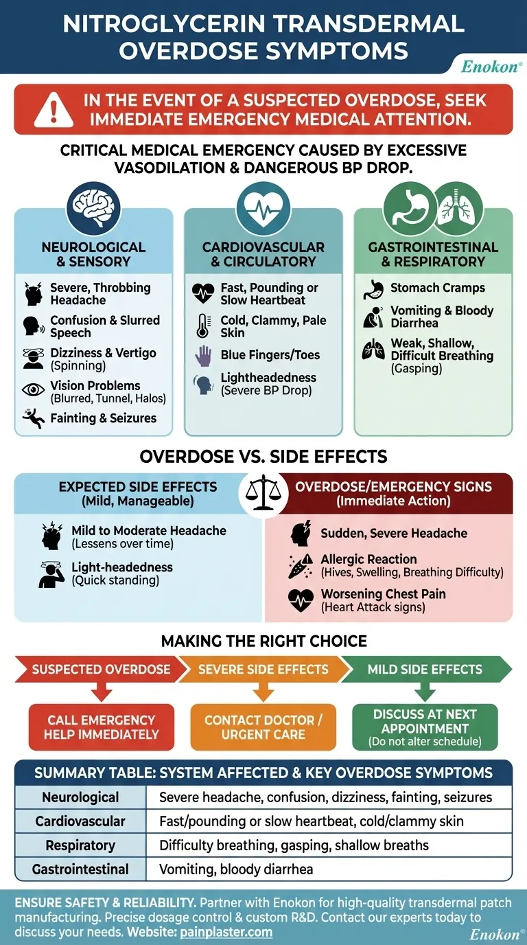 硝酸甘油透皮过量有哪些症状？识别危及生命的迹象 图解指南