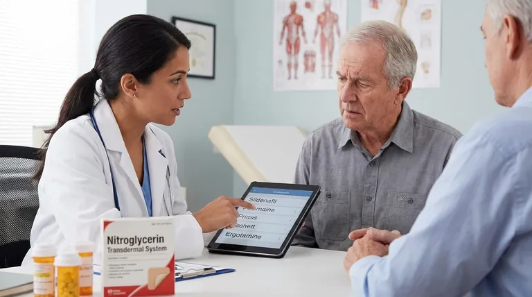 ニトログリセリン経皮吸収薬と相互作用する薬は?主なリスクと安全性のヒント