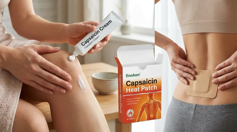カプサイシンクリームとパッチの違いは?正しい痛み止めの選択