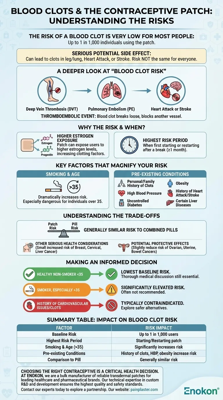 避孕贴有什么血栓风险？了解风险与益处 图解指南