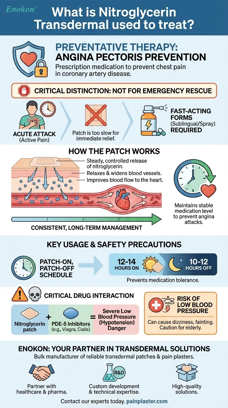 ¿Para qué se utiliza la Nitroglicerina Transdérmica?Tratamiento seguro de la angina de pecho con parches transdérmicos Guía Visual