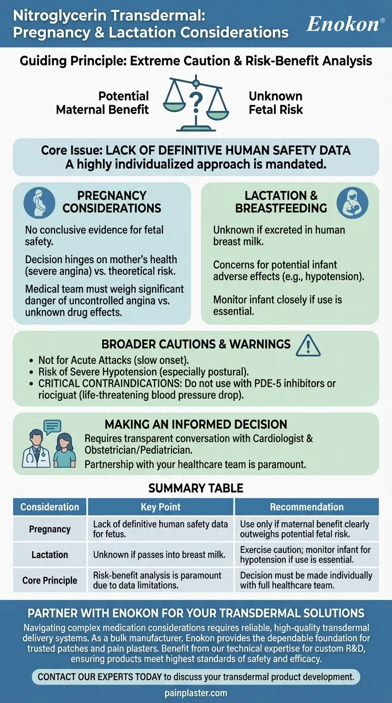 Was ist bei der Anwendung von Nitroglycerin Transdermal in Schwangerschaft und Stillzeit zu beachten?Sicherheitsleitfaden für werdende und stillende Mütter Visuelle Anleitung
