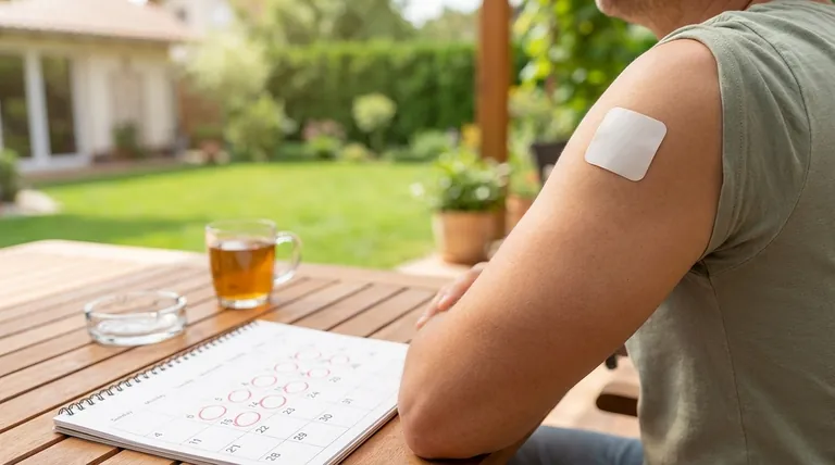 Qual é a duração típica e o padrão de dosagem da terapia com adesivos de nicotina?Um guia passo-a-passo para deixar de fumar