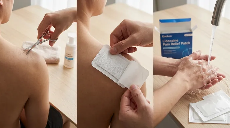 ما هي تعليمات استخدام لاصقات ليدوكائين؟دليل تسكين الآلام الآمن والفعال