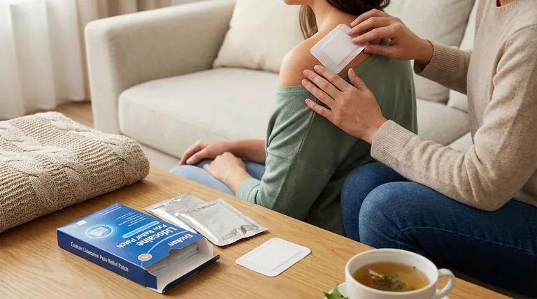 Qual é o objetivo do penso dérmico de lidocaína?Alívio da dor direcionado sem efeitos secundários sistémicos