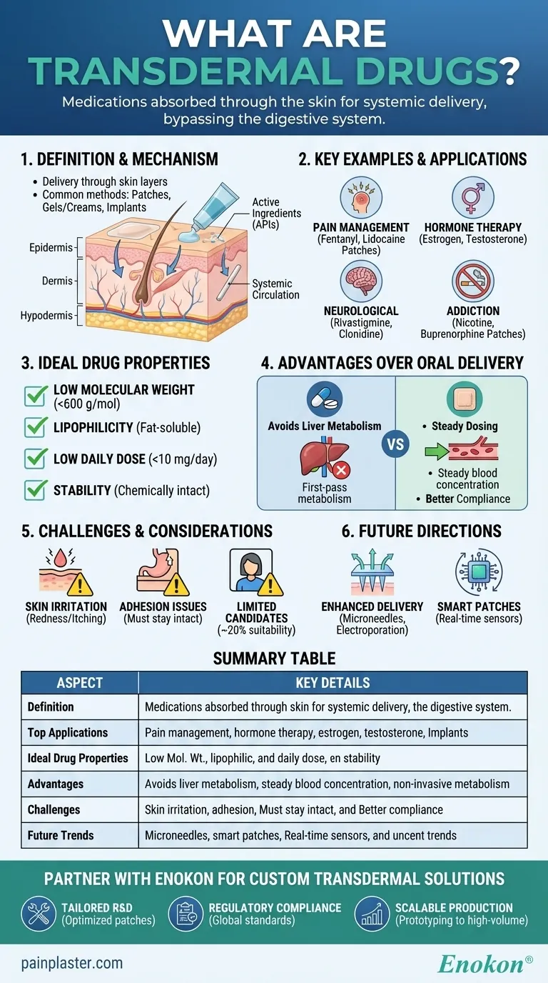 O que são medicamentos transdérmicos?Benefícios, utilizações e inovações futuras Guia Visual