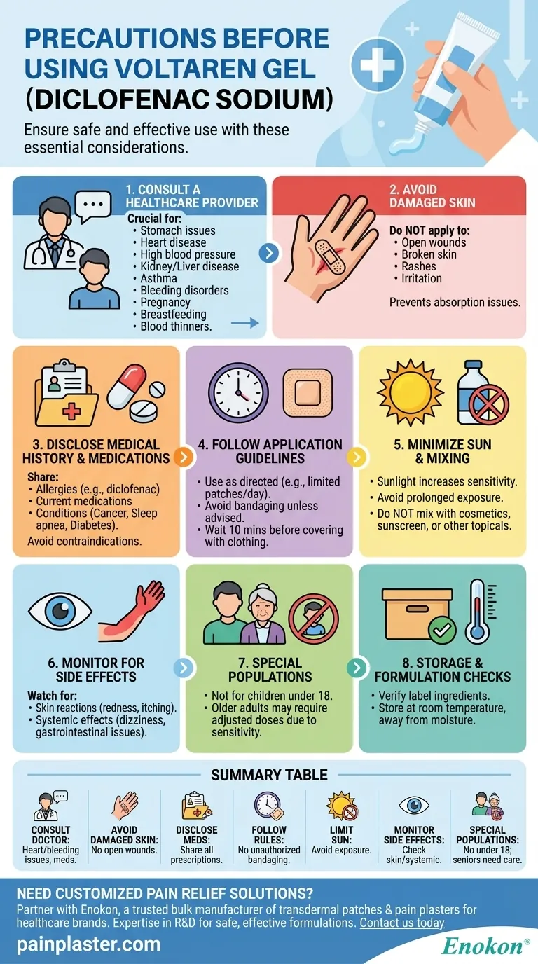 Какие меры предосторожности следует предпринять перед использованием геля Вольтарен?Обеспечьте безопасное и эффективное обезболивание Визуальное руководство