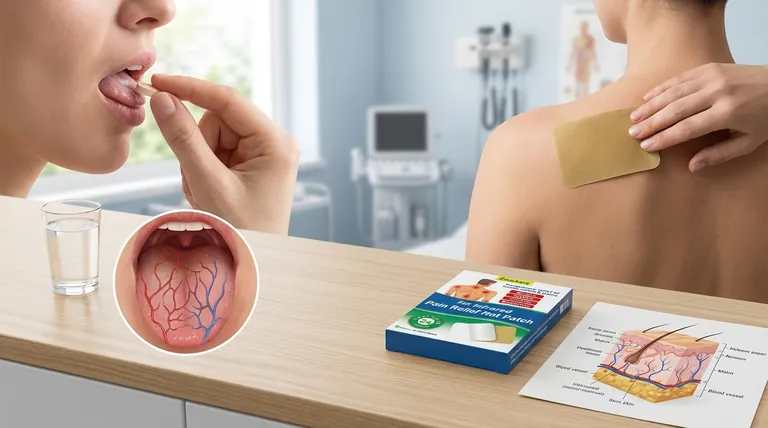 舌下给药与透皮给药有何不同?主要区别和临床用途