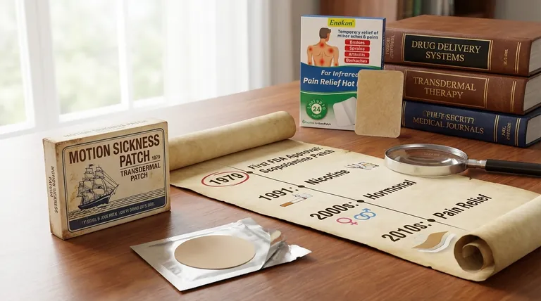 経皮パッチにまつわる歴史的マイルストーンとは?薬物送達に革命をもたらした1979年のブレークスルー