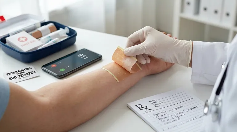 外用パッチで過量投与した場合の対処法は?緊急時の措置と予防