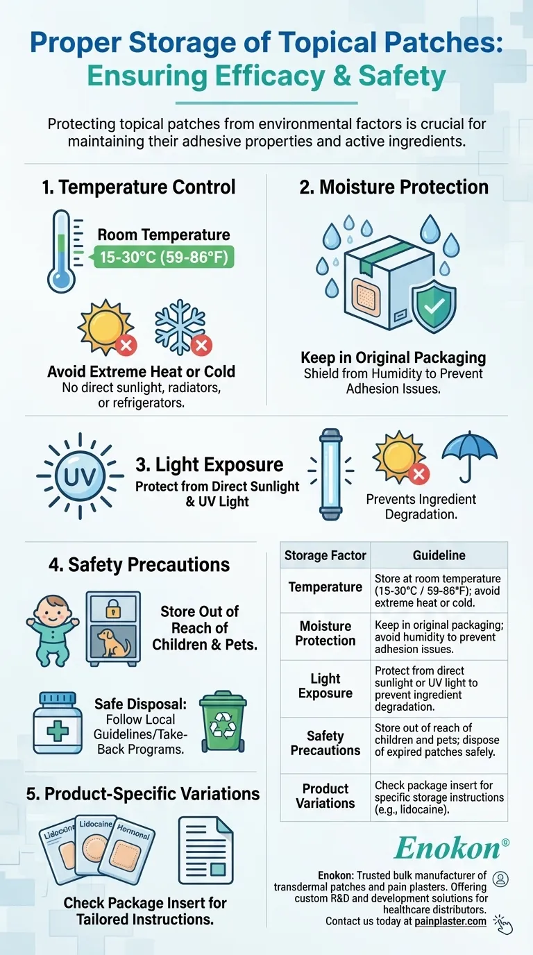 外用パッチはどのように保管すべきか？最適な効果を得るための必須ガイドライン ビジュアルガイド