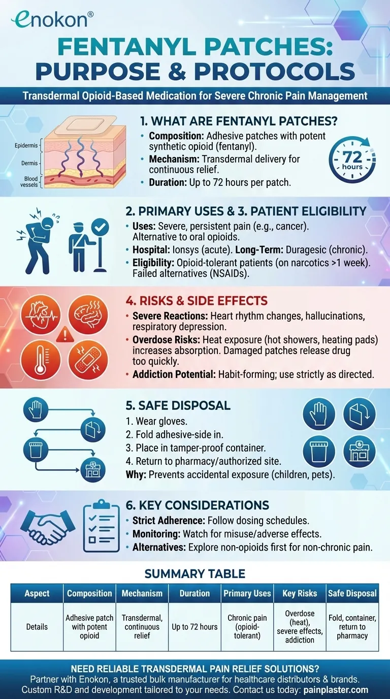 What are fentanyl patches and what are they used for? Key Uses & Safety Guide Visual Guide
