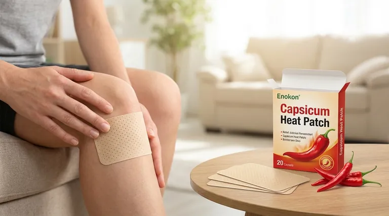 カプサイシンパッチの主な用途は?筋肉や関節の痛みを和らげます。