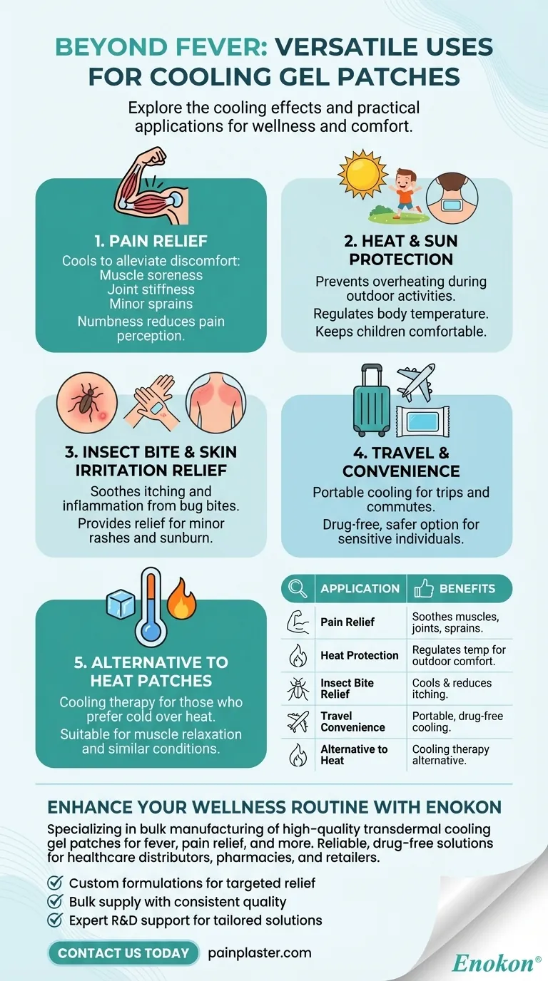 フィーバーパッチは解熱以外にも使える？その多彩な効能を知る ビジュアルガイド
