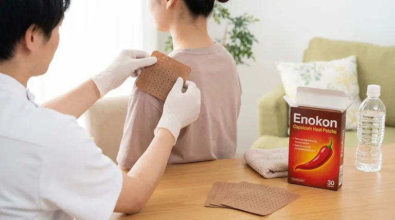 カプサイシンパッチはどのように貼るべきか?安全で効果的な痛み緩和のためのステップバイステップガイド