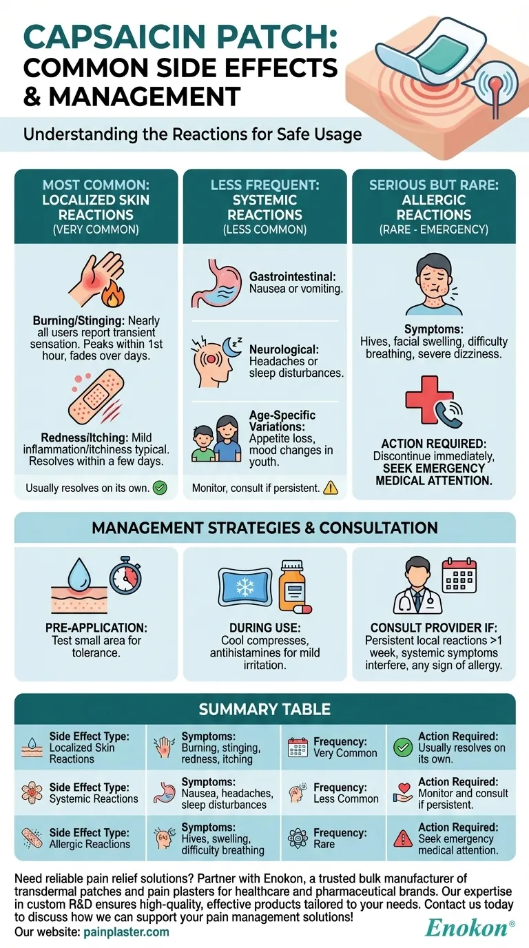 辣椒素贴片有哪些常见副作用？安全缓解疼痛 图解指南