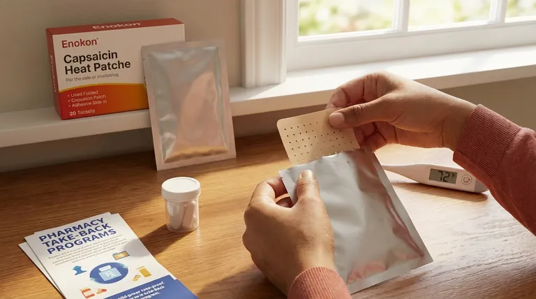 如何储存和处置辣椒素贴片?基本安全指南