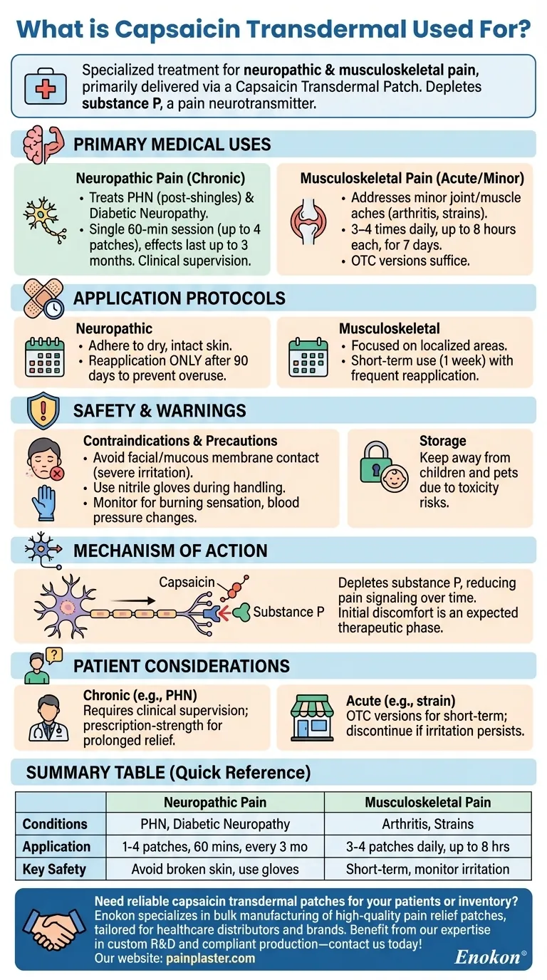 透皮辣椒素有什么用途？有效缓解神经和肌肉疼痛 图解指南