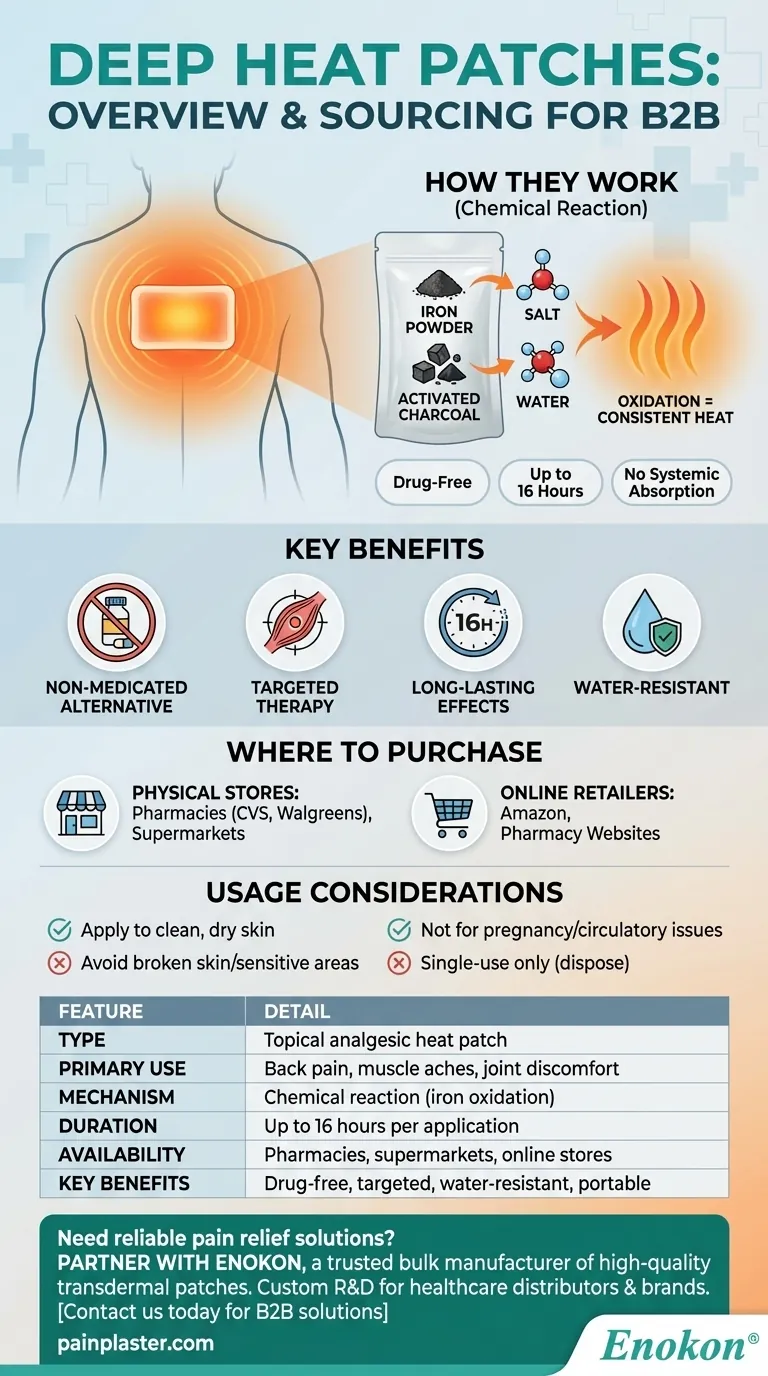 Что такое пластыри Deep Heat и где их можно купить?| Обезболивание без лекарств Визуальное руководство