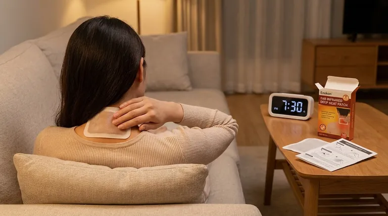 ディープヒートパッチはどのくらいの期間貼っておくべきですか?疼痛緩和のための安全な使用ガイドライン