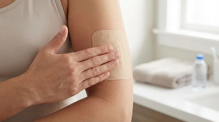 経皮吸収型パッチを貼る一般的な手順は?安全で効果的な薬物送達の確保