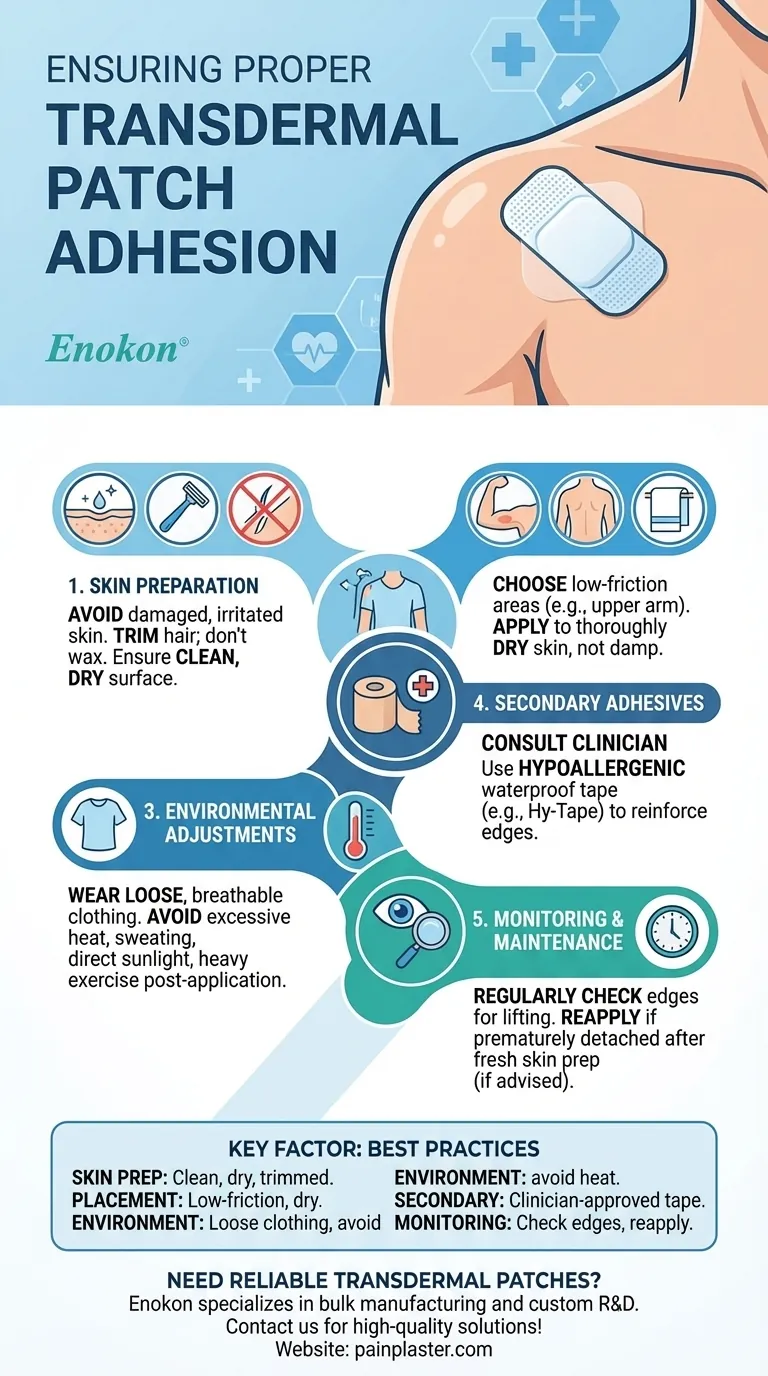 确保透皮贴片正确粘贴的技巧有哪些？提高舒适度和有效性 图解指南
