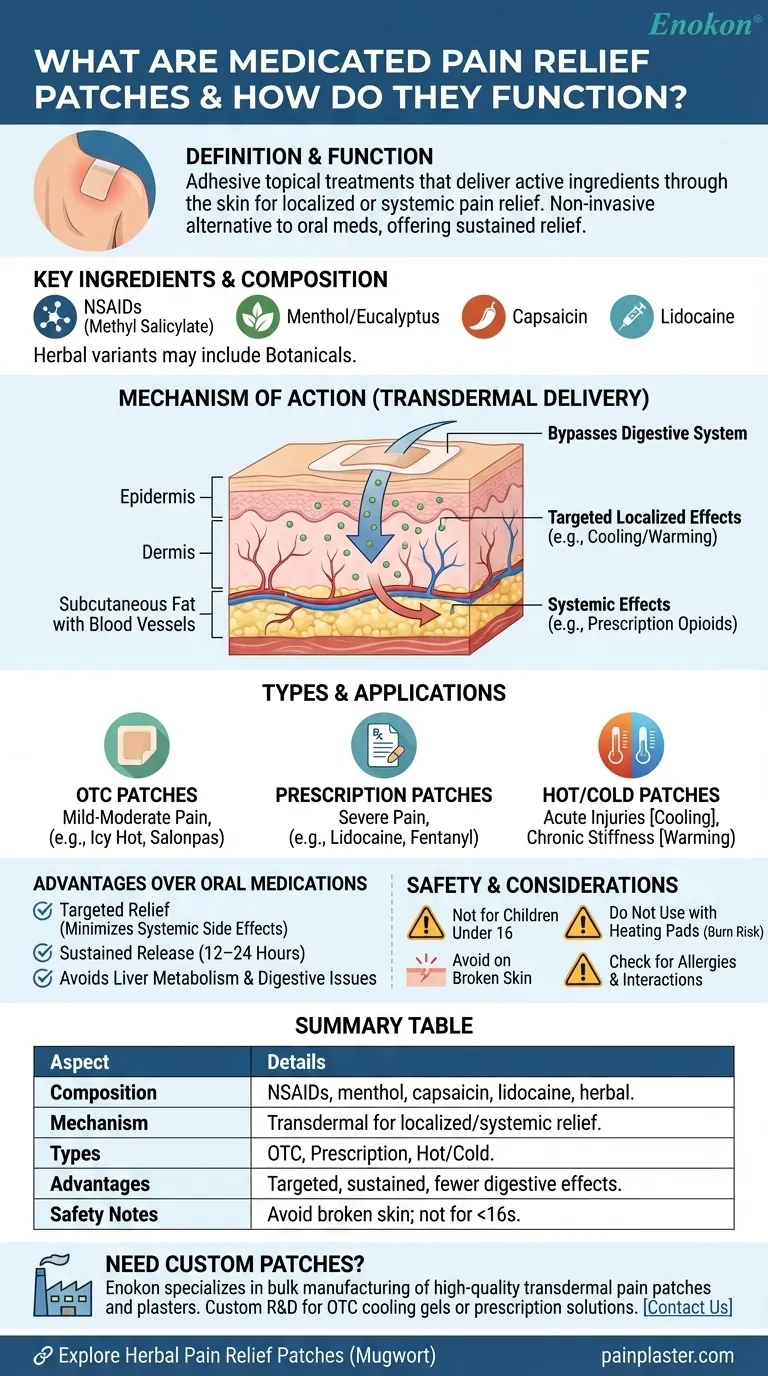什么是药物止痛贴，它们如何发挥作用？| 专家指南 图解指南