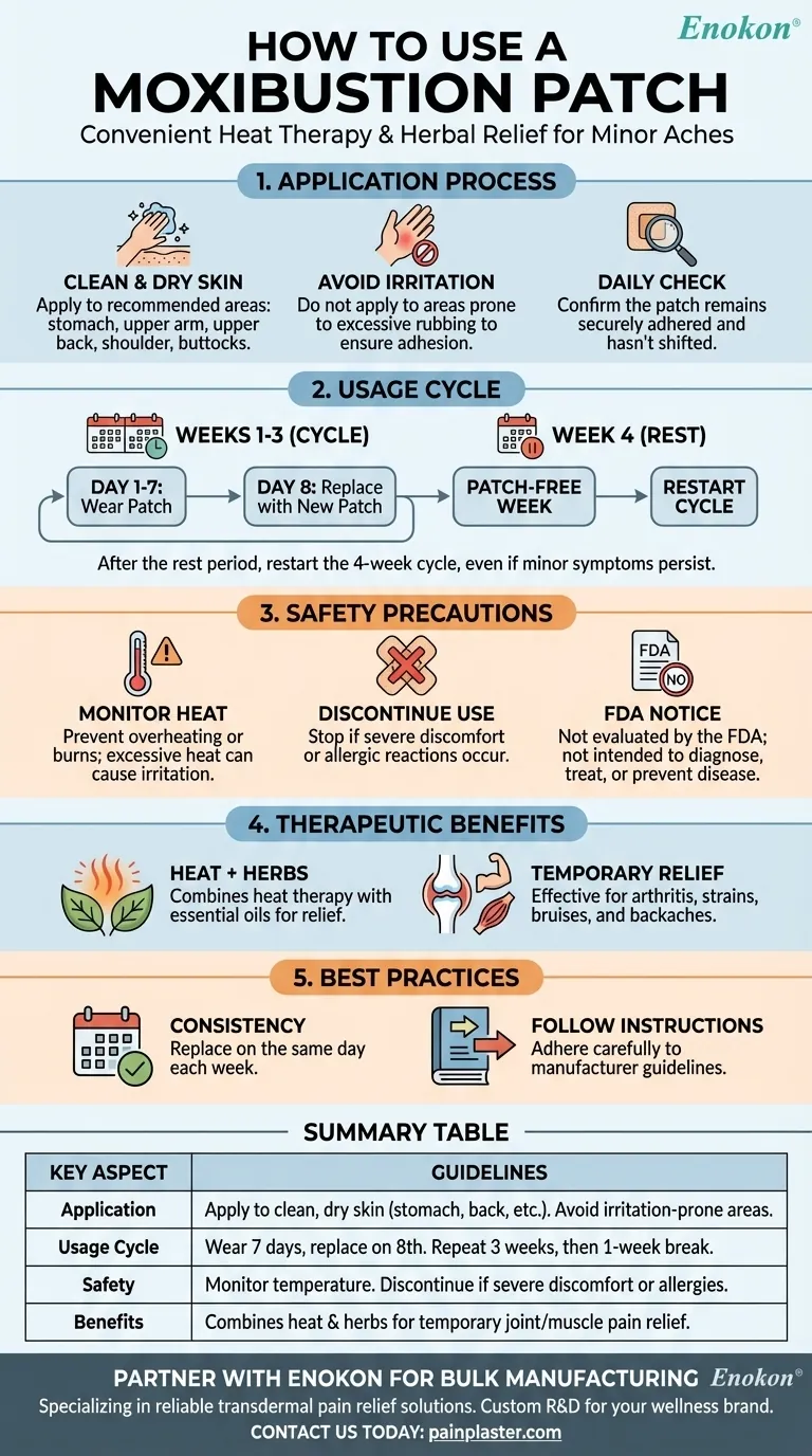 How do you use a Moxibustion Patch? A Guide to Safe & Effective Heat Therapy Visual Guide