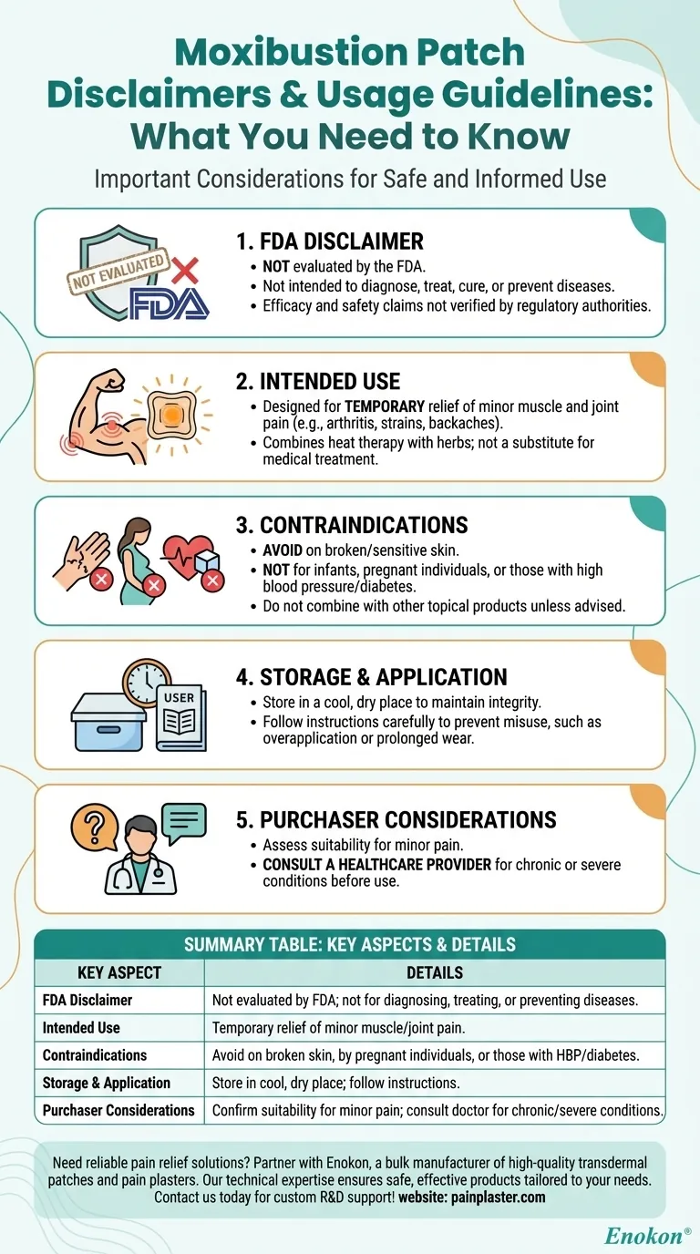 お灸パッチの使用に関する免責事項とは？主な安全性と使用ガイドライン ビジュアルガイド