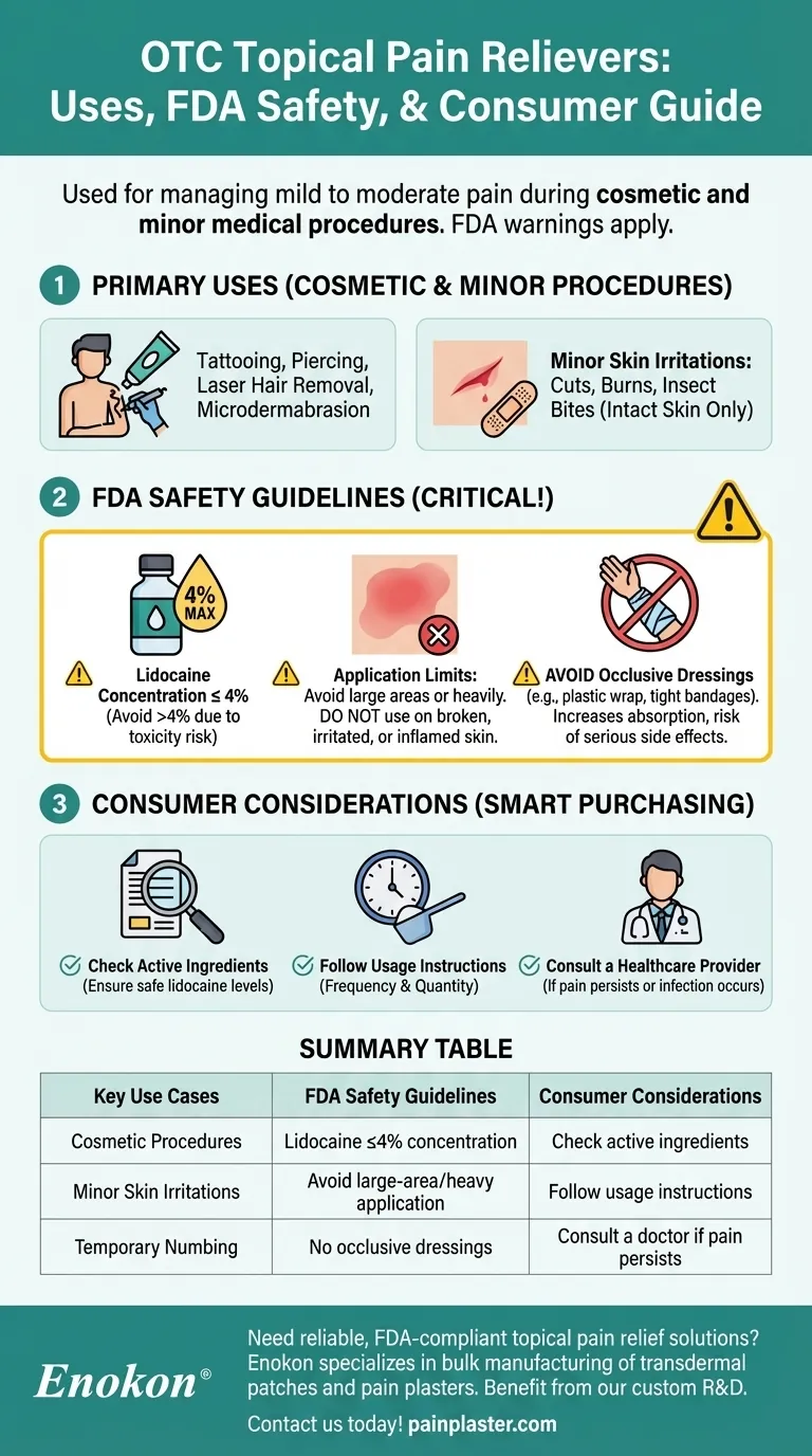 消费者通常出于什么目的使用这些非处方药外用止痛剂？安全有效地止痛 图解指南