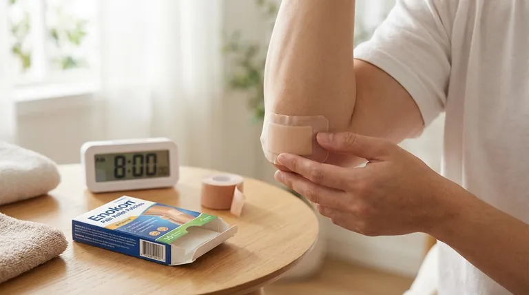How should diclofenac patches be applied for an elbow problem? Optimize Pain Relief with Proper Use