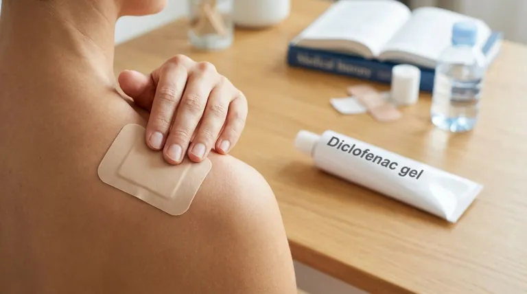 Que tipo de medicamento é o diclofenac gel/patch?Alívio da dor direcionado sem efeitos secundários sistémicos