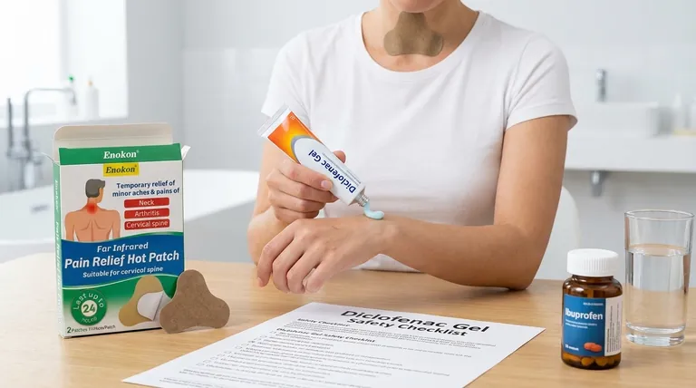 ジクロフェナクゲルを使用する前に確認すべきことは?安全で効果的な鎮痛のために