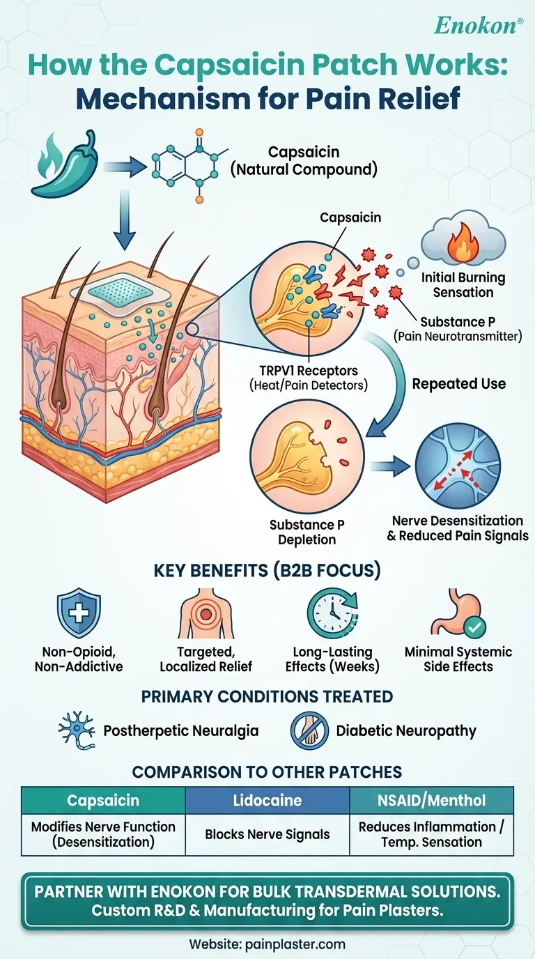 ¿Cómo actúa el parche de capsaicina para aliviar el dolor?Una solución natural para el dolor neuropático Guía Visual
