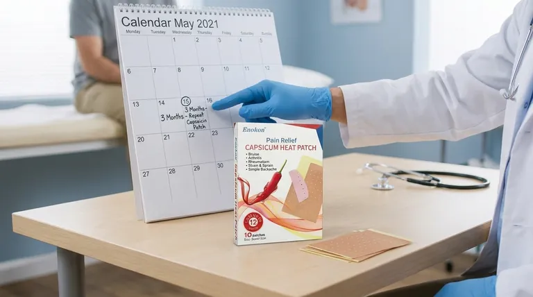 カプサイシンパッチ治療は何回繰り返せますか?痛みの緩和を安全に最適化する