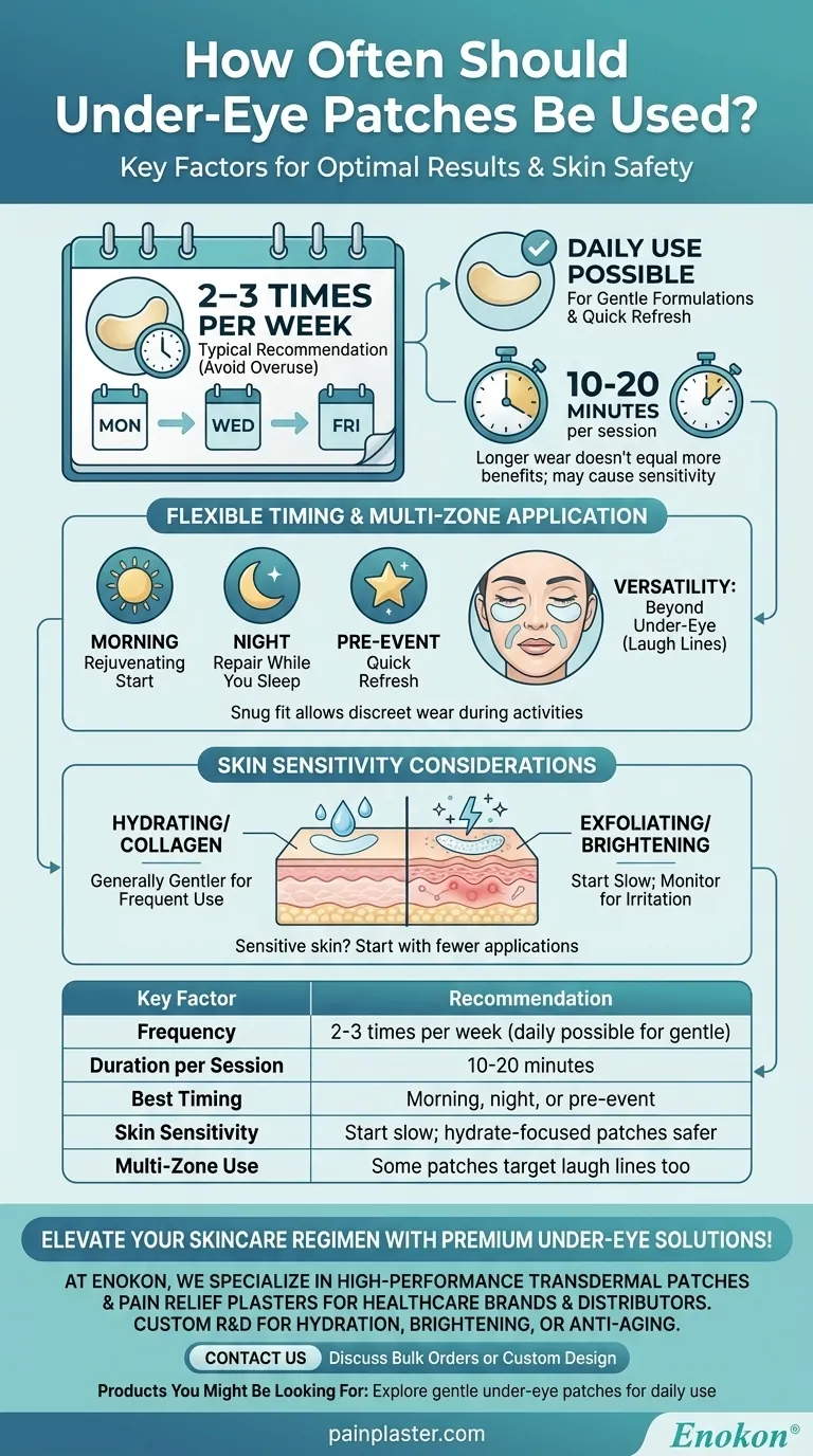 Com que frequência devem ser utilizados os pensos para a zona debaixo dos olhos?Optimize a sua rotina de cuidados com a pele Guia Visual