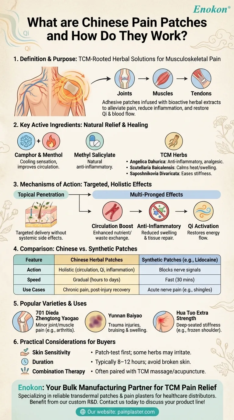 O que são os pensos chineses para a dor e como funcionam?Alívio natural com base na MTC Guia Visual