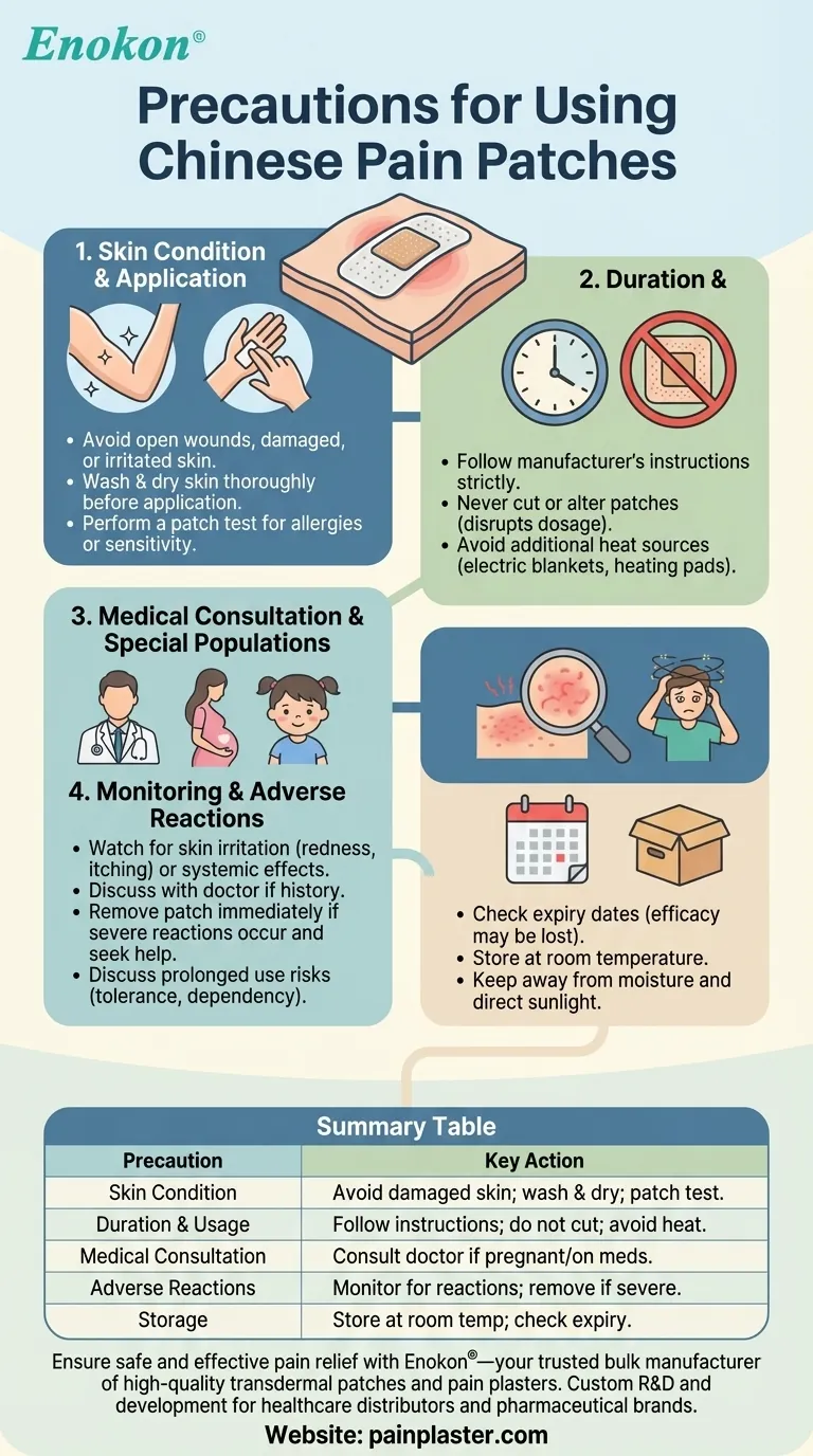 使用中药止痛贴有哪些注意事项？有效止痛的基本安全提示 图解指南