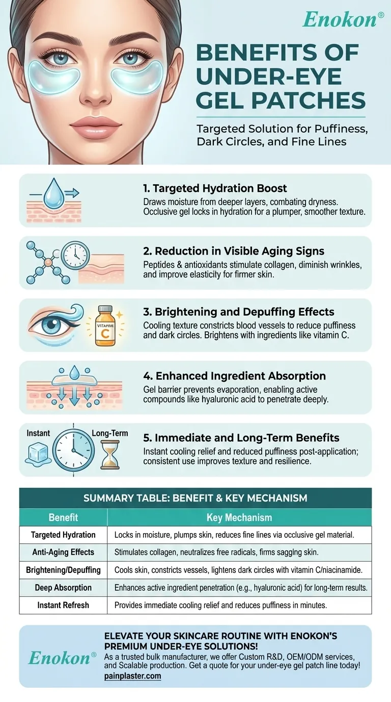 眼下凝胶贴有哪些好处？活化您的眼部护理程序 图解指南